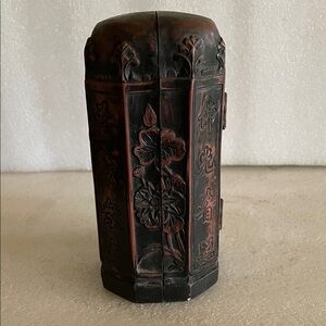 Old Chinese Carved Folding collectible Buddha for traveler